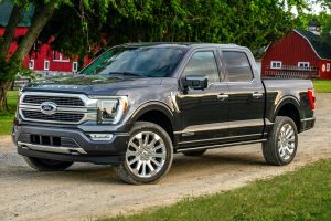 2021-Ford-F-150-Limited-Exterior-002-front-three-quarters